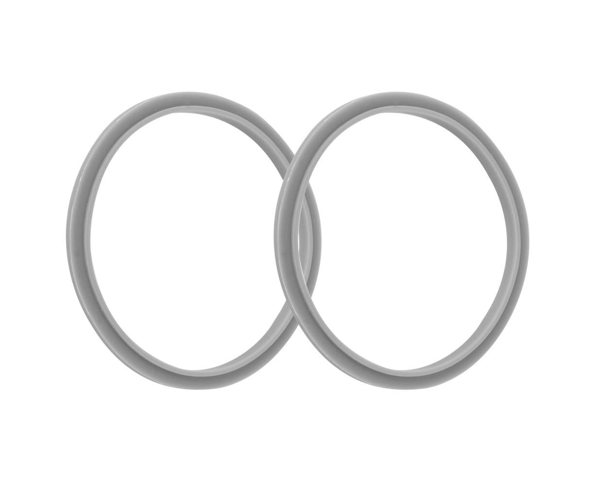New Replacement Gaskets for Juicer, 2 White Rubber Rings, Flexible Home Use V1263-JX-2883