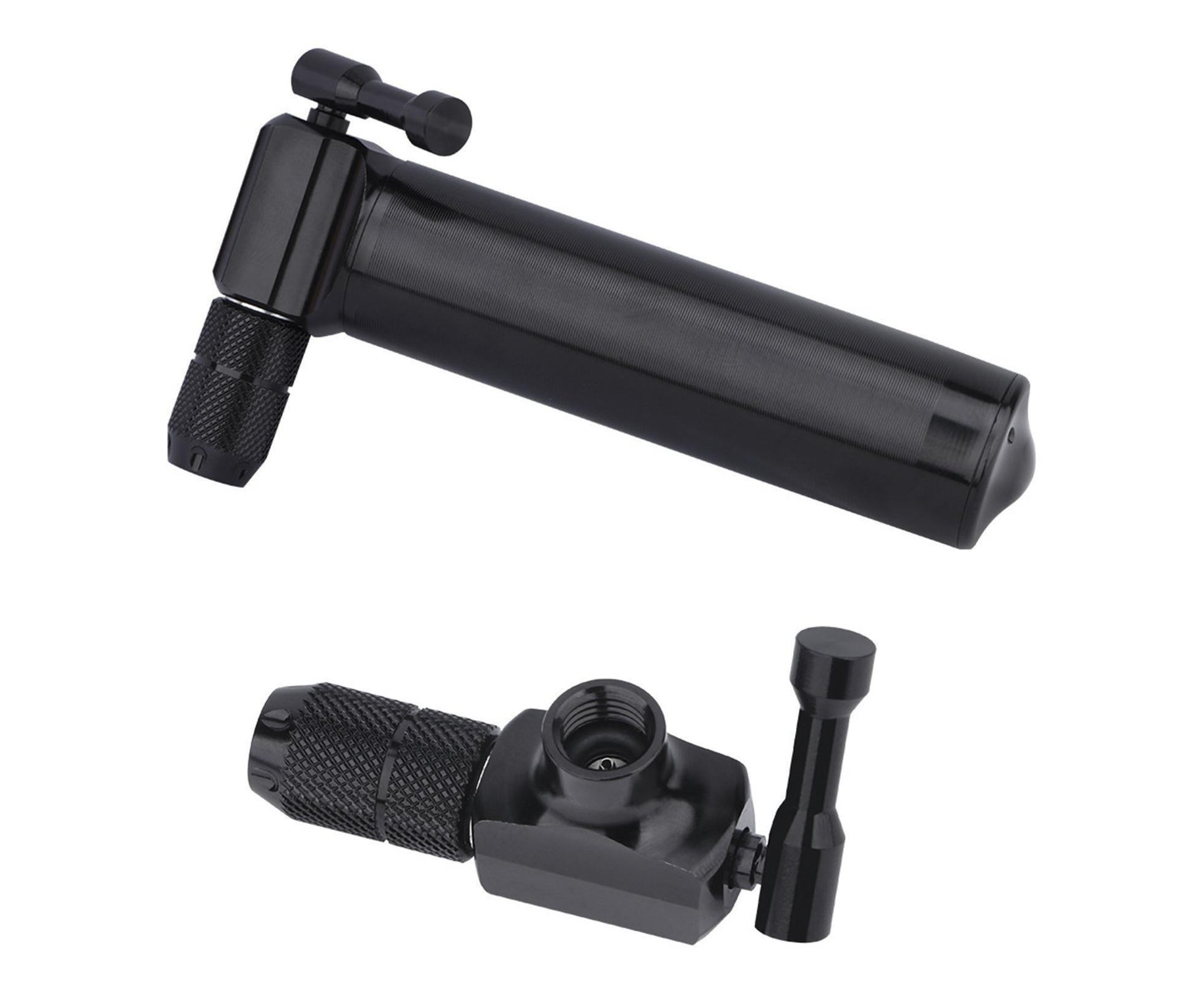 1 Set Mini Pump Nozzle Good Sealing Knob Switch CO2 High Pressure Quick Inflation Rust Resistant Pump V1263-JX-289