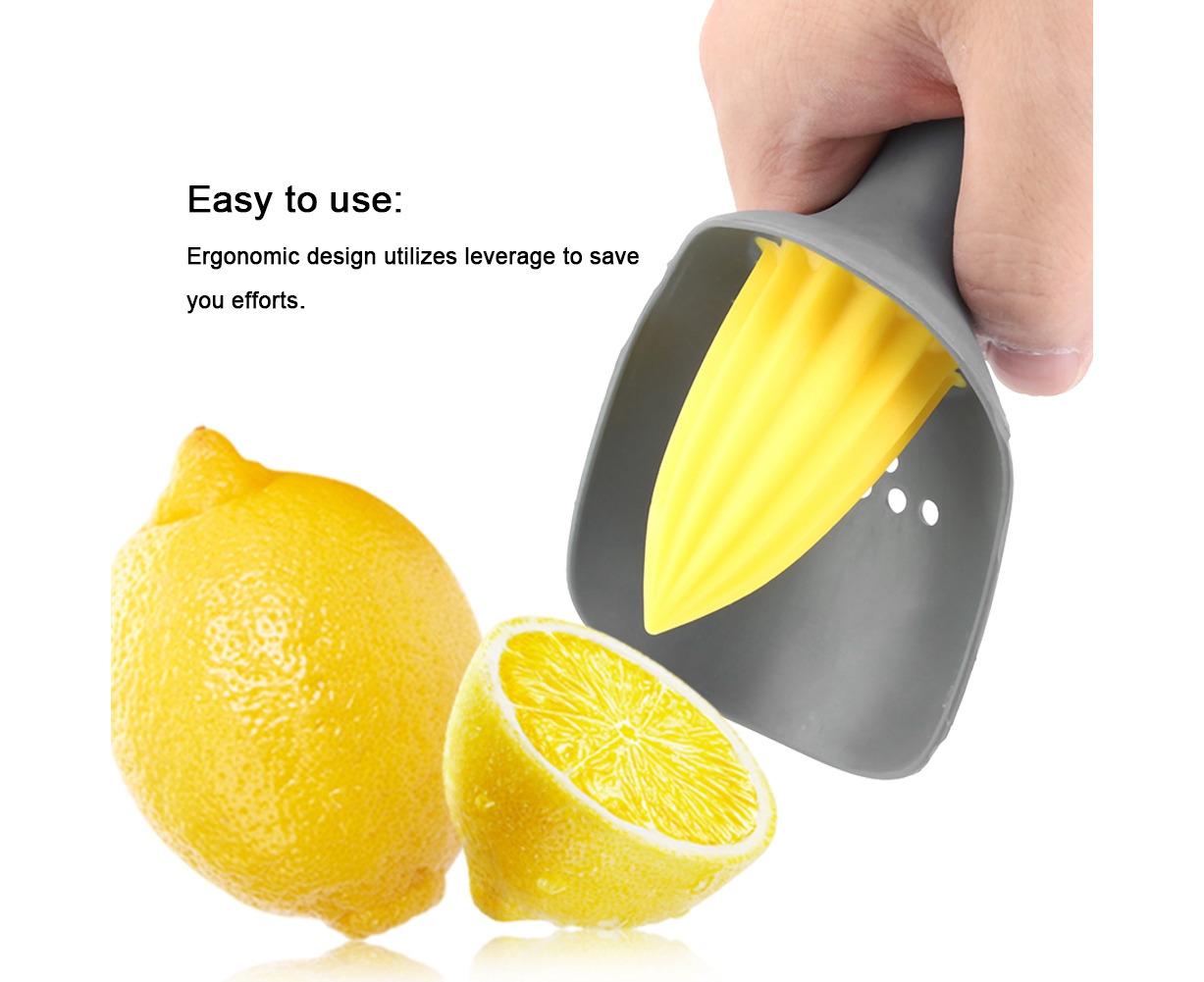 Ergonomic Manual Mini Lemon Squeezer for Lime & Orange (Black) V1263-JX-2904