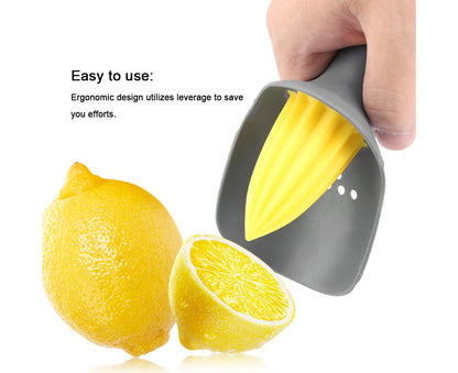 Ergonomic Manual Mini Lemon Squeezer for Lime & Orange (Black) V1263-JX-2904