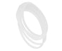 6Pcs Replacement Gaskets, Rubber Seal Ring for Magic Bullet Flat/Cross Blade V1263-JX-2908