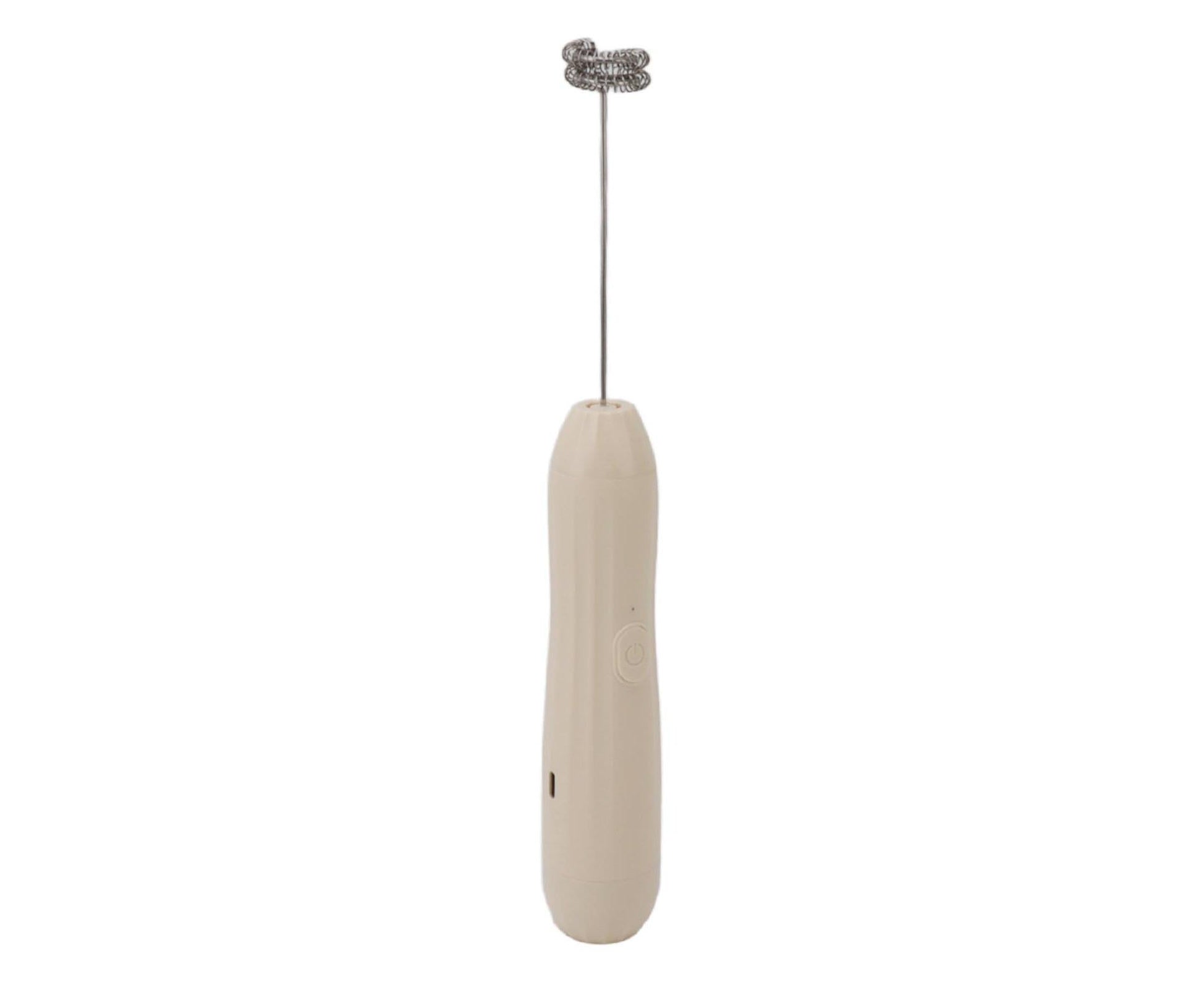 Khaki Rechargeable Milk Frother, Coffee Mixer for Lattes & Hot Chocolate V1263-JX-2913