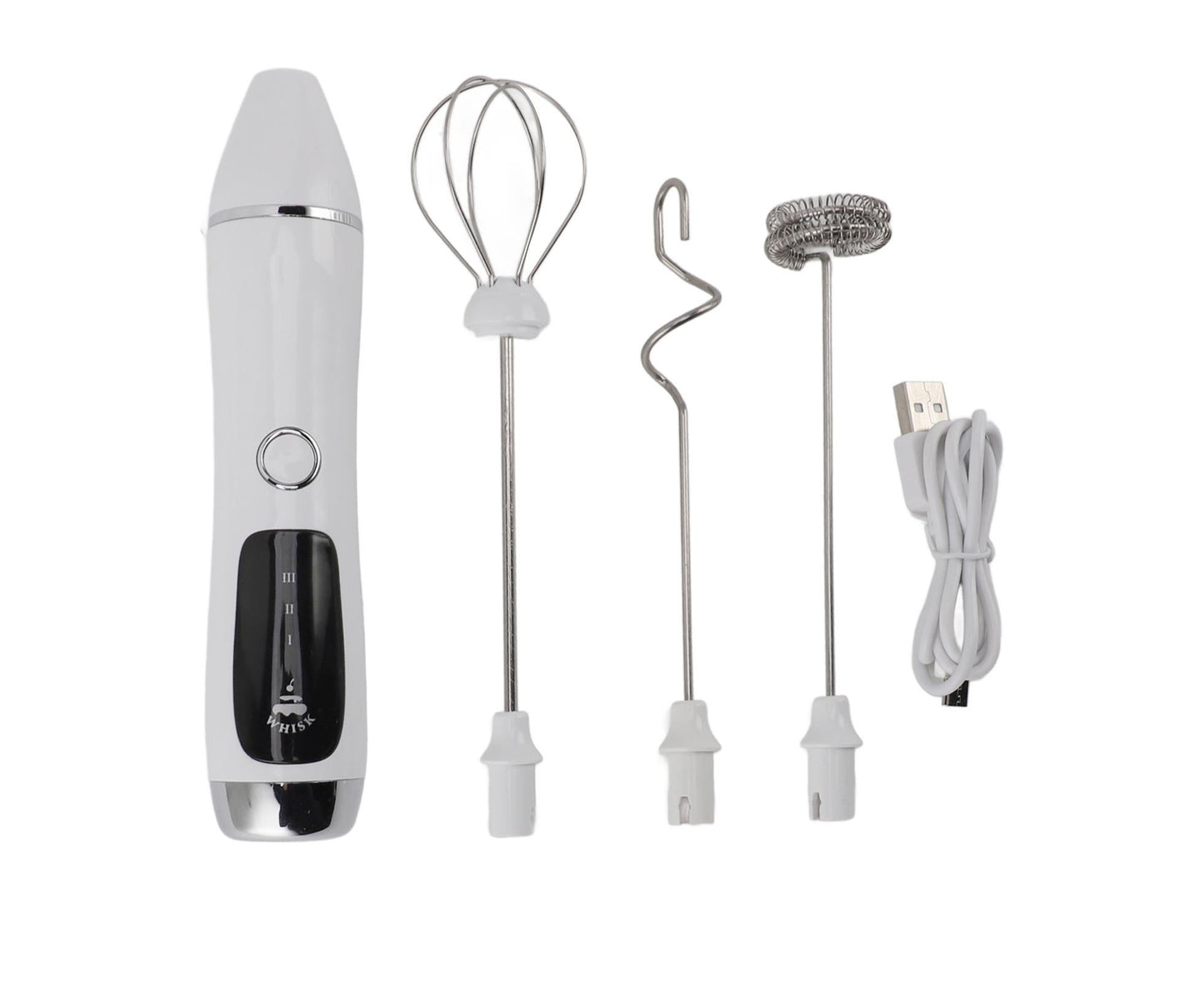 Handheld Electric Milk Frother, Wireless Portable Foam Maker for Coffee, Tea & Chocolate V1263-JX-2914