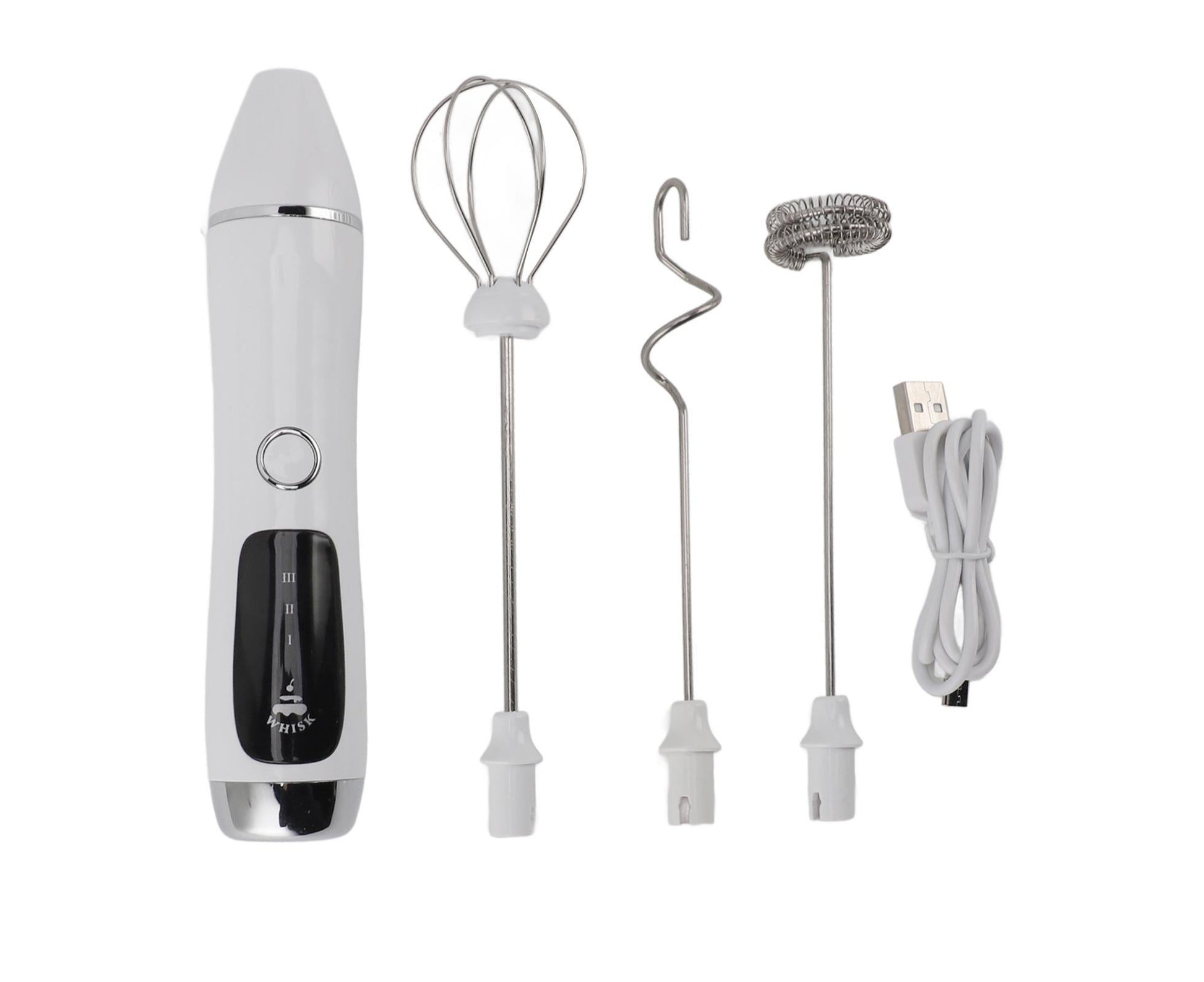 Handheld Electric Milk Frother, Wireless Portable Foam Maker for Coffee, Tea & Chocolate V1263-JX-2914