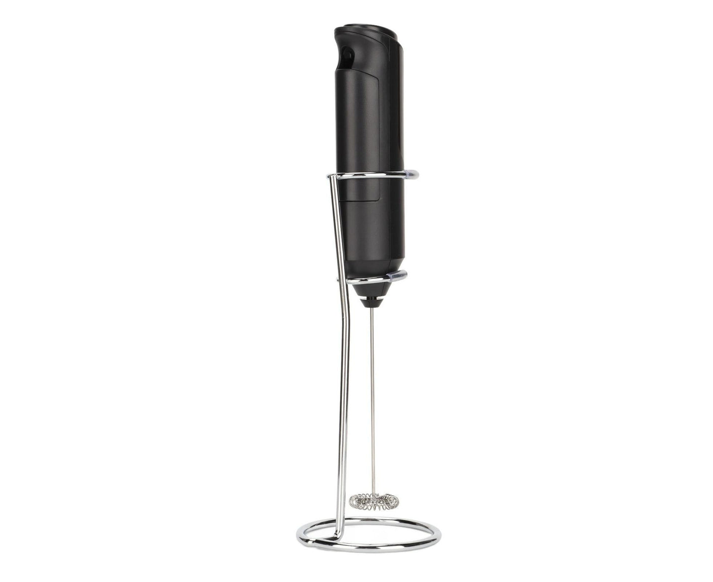 Stainless Steel Handheld Milk Frother, Electric Whisk & Drink Mixer with Bracket for Coffee V1263-JX-2915