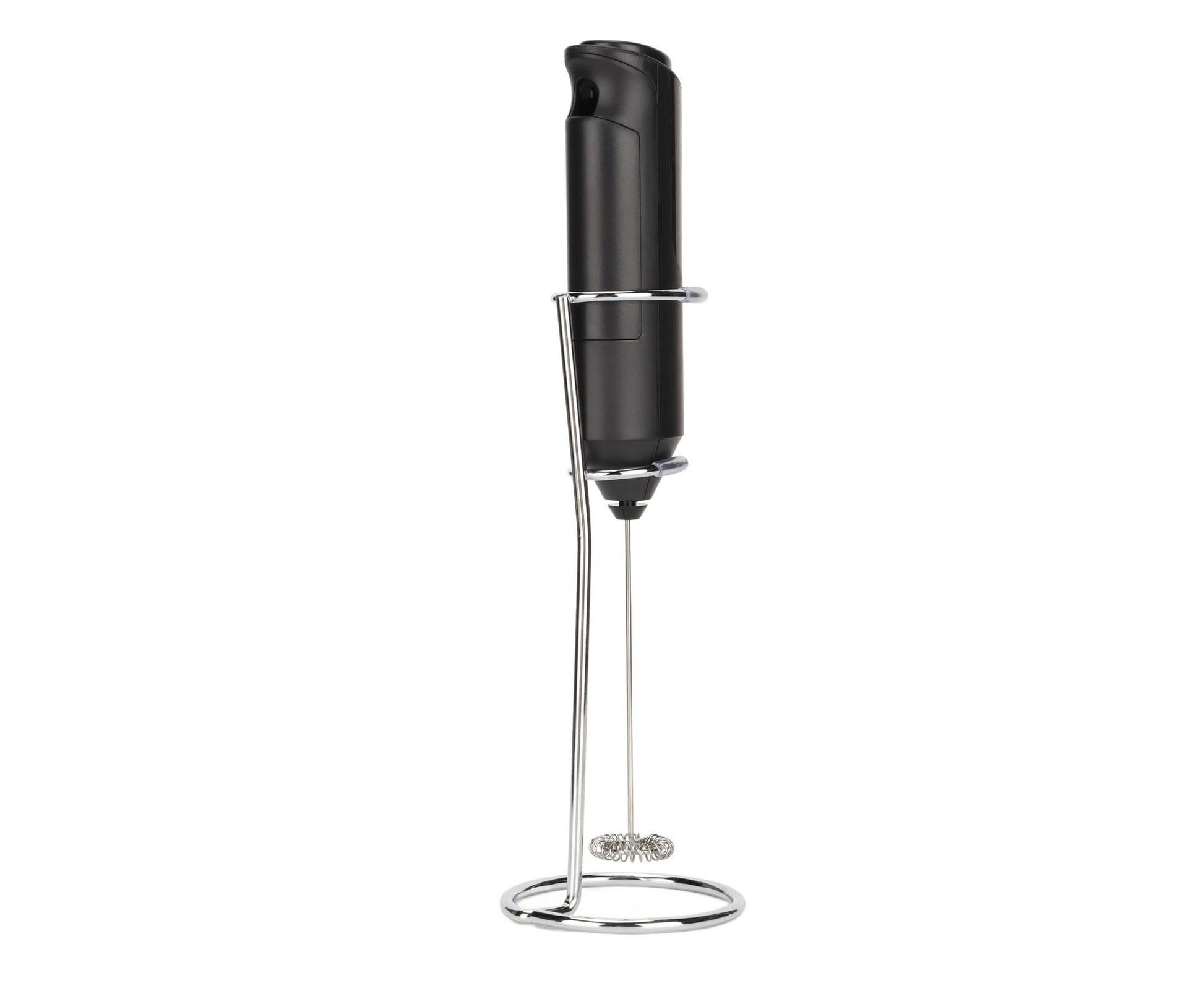 Stainless Steel Handheld Milk Frother, Electric Whisk & Drink Mixer with Bracket for Coffee V1263-JX-2915
