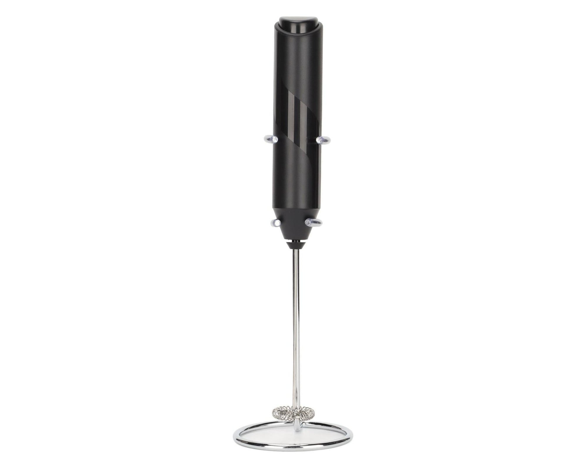 Stainless Steel Handheld Milk Frother, Electric Whisk & Drink Mixer with Bracket for Coffee V1263-JX-2915