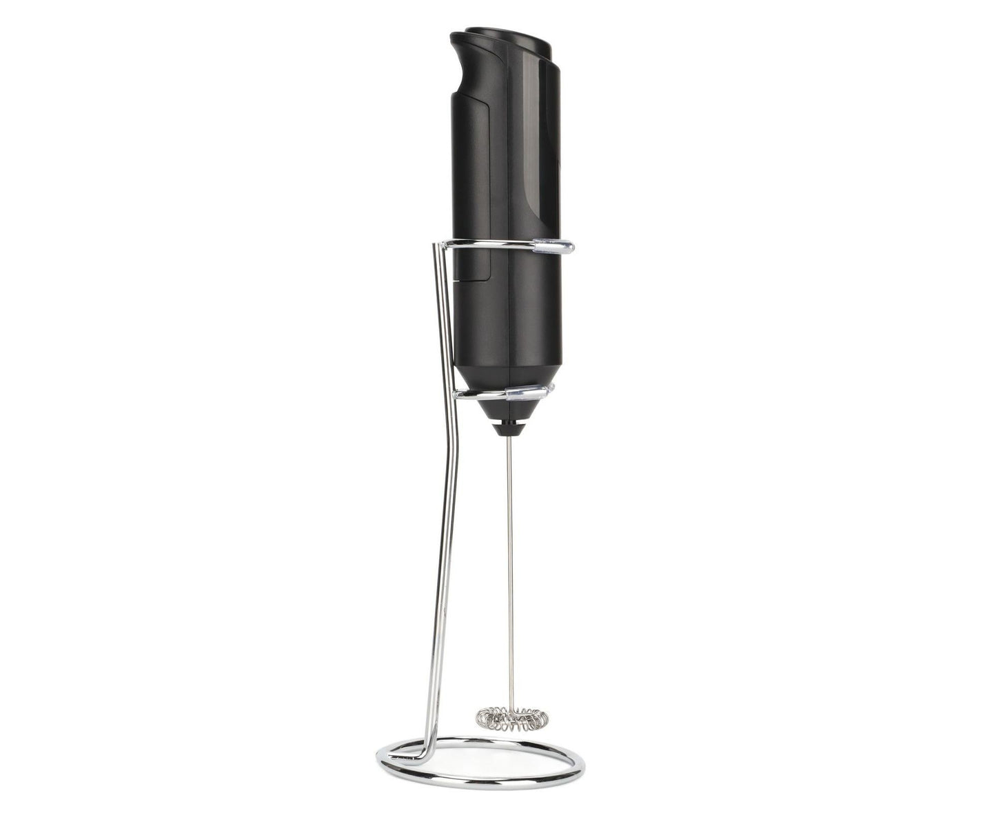 Stainless Steel Handheld Milk Frother, Electric Whisk & Drink Mixer with Bracket for Coffee V1263-JX-2915