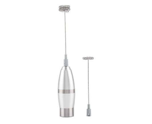 Stainless Steel Handheld Electric Milk Frother, Portable Frother for Cappuccino & Frappe V1263-JX-2918