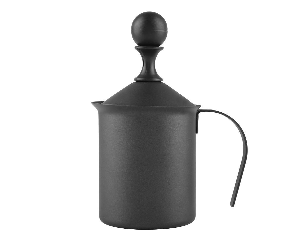Stainless Steel Manual Double Mesh Milk Frother, Foam Maker for Coffee Decoration (400ml) V1263-JX-2923