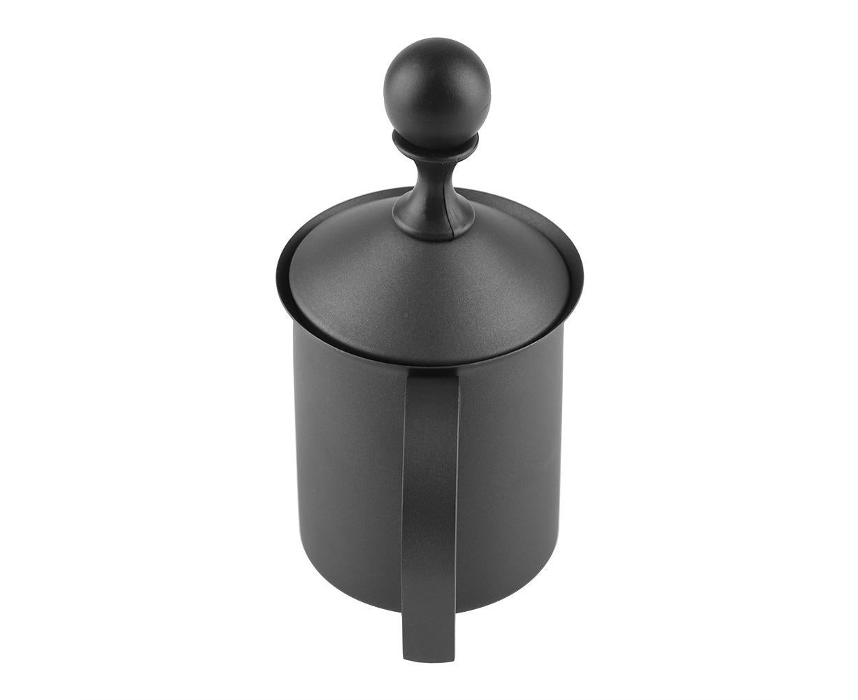 Stainless Steel Manual Double Mesh Milk Frother, Foam Maker for Coffee Decoration (400ml) V1263-JX-2923