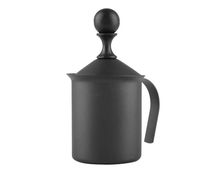 Stainless Steel Manual Double Mesh Milk Frother, Foam Maker for Coffee Decoration (400ml) V1263-JX-2923