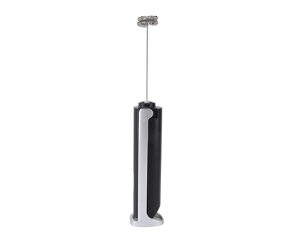 Handheld Milk Frother, Black, Dual Hoop Head, 3 Adjustable Gears, Electric Foam Maker for Coffee V1263-JX-2924