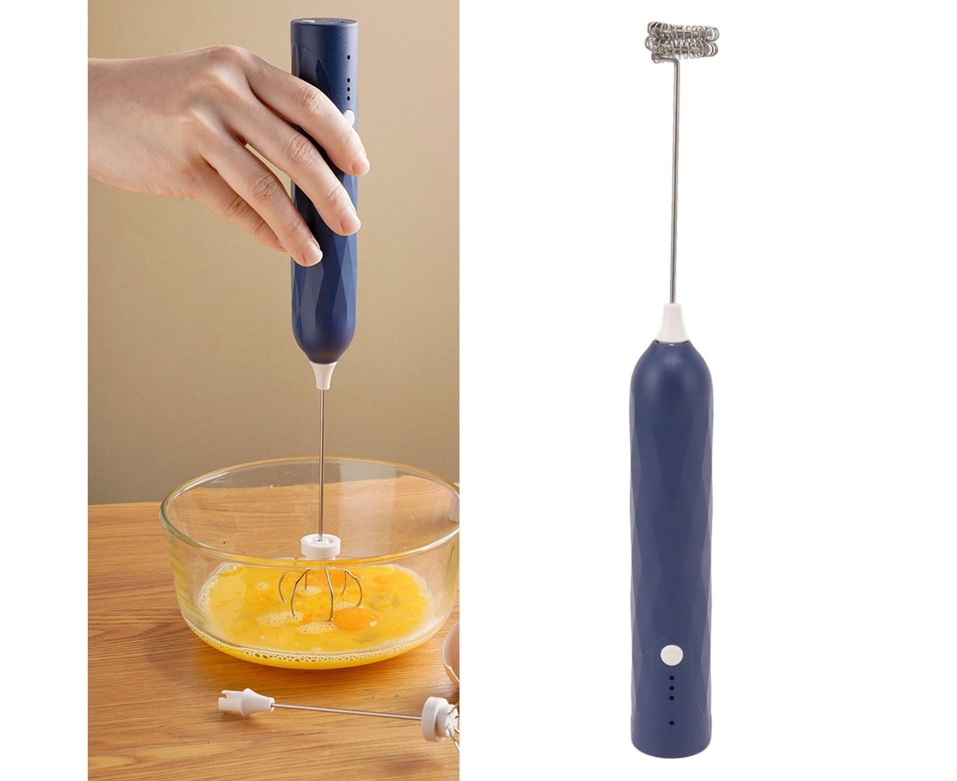 Small Household Egg Beater, Mini Multifunctional Handheld Electric Stirrer, Foam Maker, Whisk, Cordless Milk V1263-JX-2930