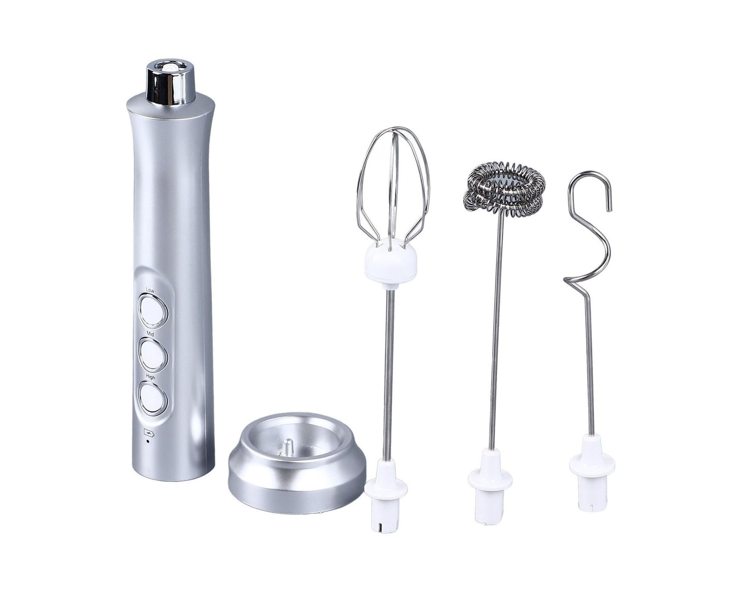 Handheld Milk Frother, Powerful High-Speed USB Rechargeable, Whisk Drink Mixer for Coffee, Matcha & Hot V1263-JX-2934