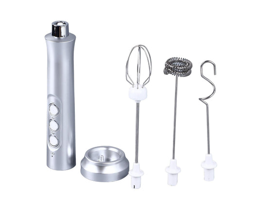 Handheld Milk Frother, Powerful High-Speed USB Rechargeable, Whisk Drink Mixer for Coffee, Matcha & Hot V1263-JX-2934