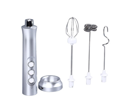 Handheld Milk Frother, Powerful High-Speed USB Rechargeable, Whisk Drink Mixer for Coffee, Matcha & Hot V1263-JX-2934