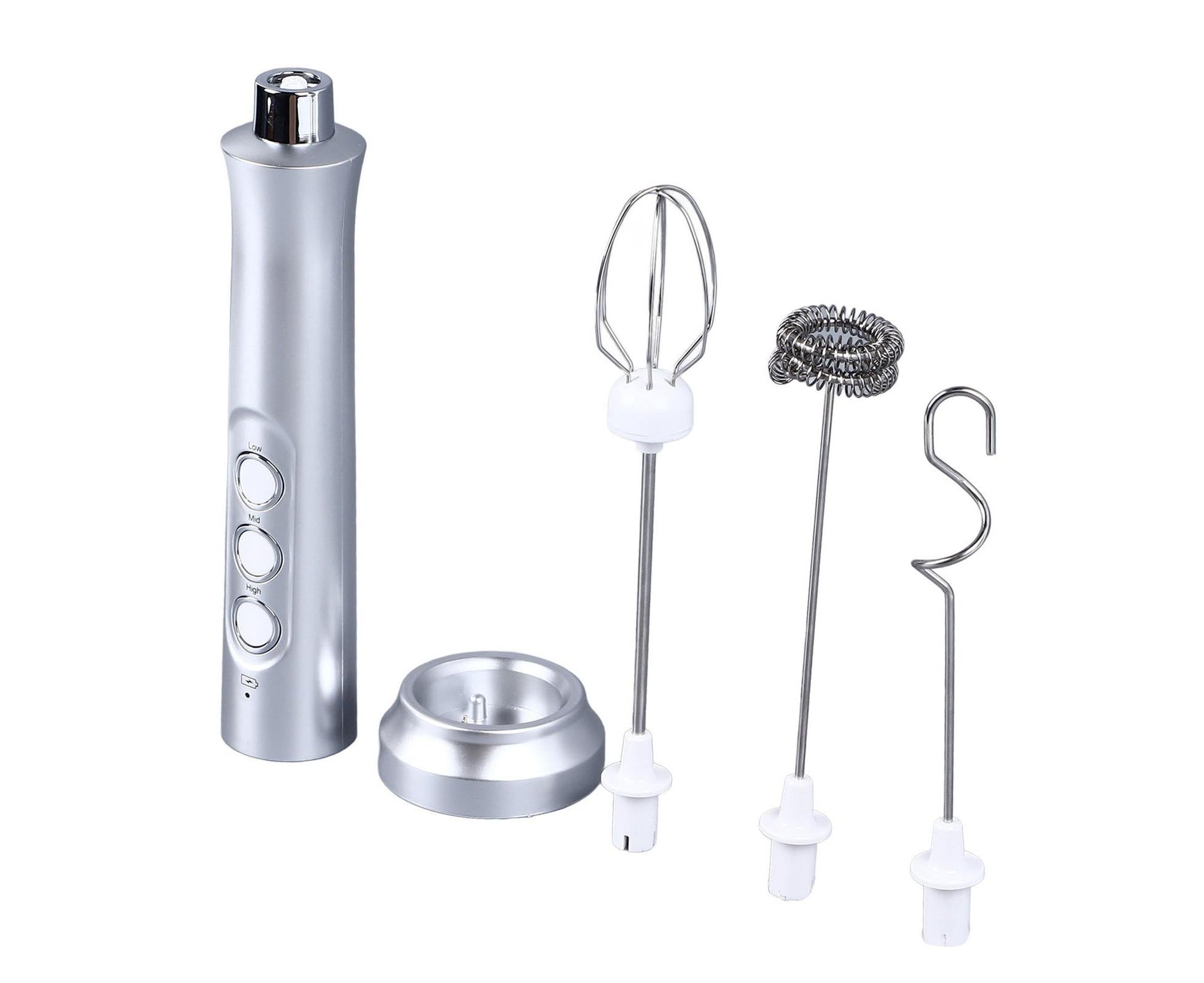 Handheld Milk Frother, Powerful High-Speed USB Rechargeable, Whisk Drink Mixer for Coffee, Matcha & Hot V1263-JX-2934