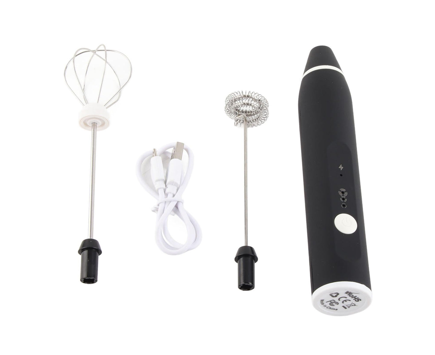 Milk Frother, USB Electric Coffee Foam Maker, Blender Mixer, Mini Handheld Egg Beater V1263-JX-2935