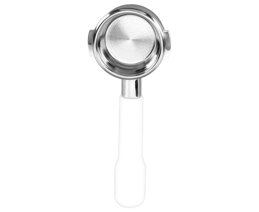 Coffee Portafilter 58mm, E61 Single Layer Filter, Bottomless Handheld Portafilter for Home Coffee Shop, White V1263-JX-2941