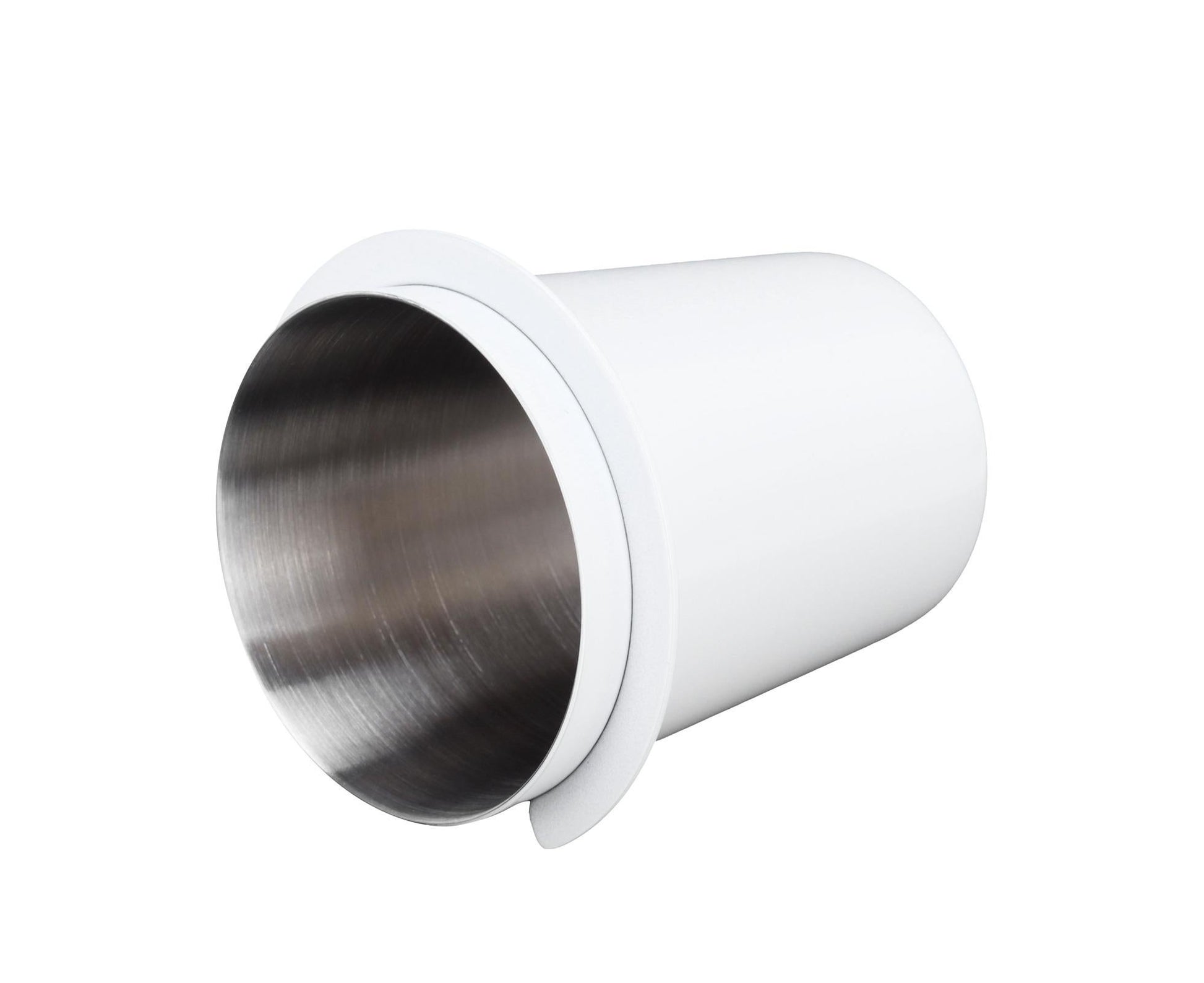 58mm Coffee Dosing Cup, Stainless Steel Dosing Tool for Coffee Machine Handle, White V1263-JX-2948