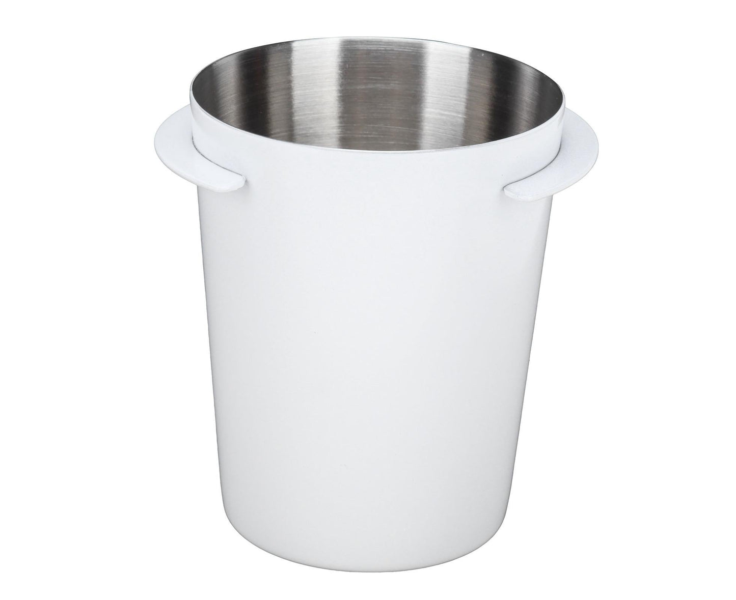 58mm Coffee Dosing Cup, Stainless Steel Dosing Tool for Coffee Machine Handle, White V1263-JX-2948