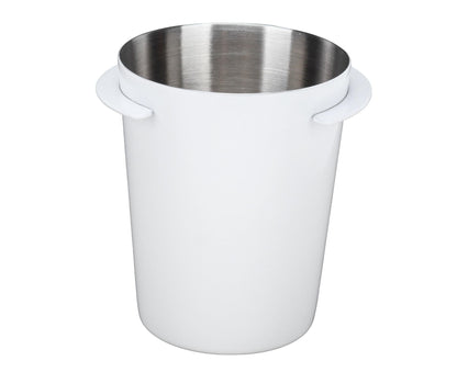 58mm Coffee Dosing Cup, Stainless Steel Dosing Tool for Coffee Machine Handle, White V1263-JX-2948