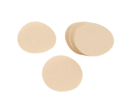 100Pcs 64mm Round Coffee Filter, Unbleached Natural Paper for 1-2 People V1263-JX-2961