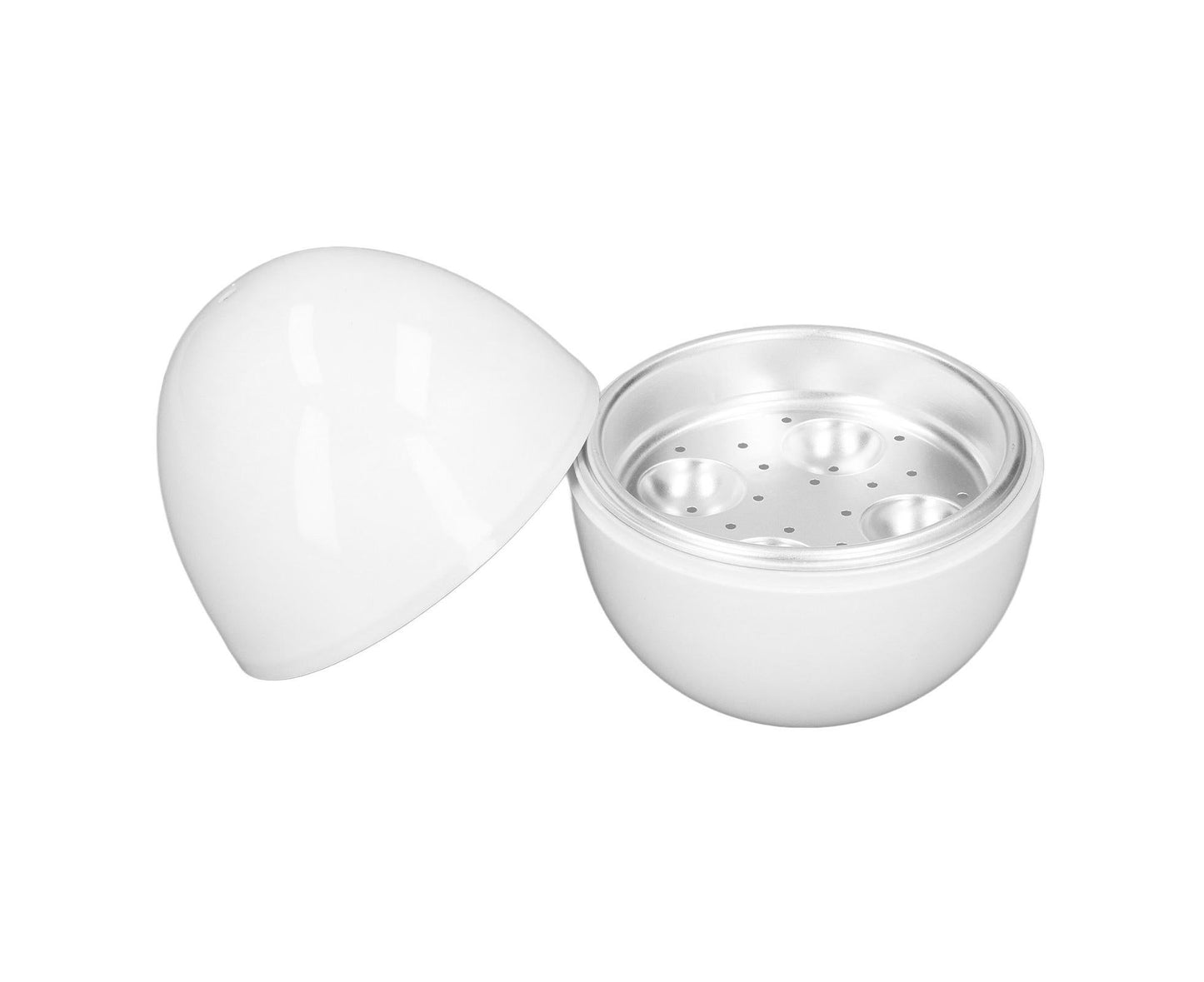 Hard Boiled Egg Cooker, 4-Egg Capacity, Compact Microwave Design, ABS Material Egg Boiler V1263-JX-2968