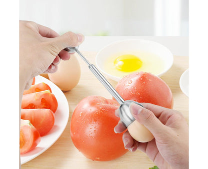 Stainless Steel Egg Cutter, Topper & Cracker for Soft & Hard Boiled Eggs V1263-JX-2969