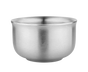 Stainless Steel Double Wall Insulated Round Rice Soup Bowl Kitchen Tableware-12.5cm V1263-JX-297