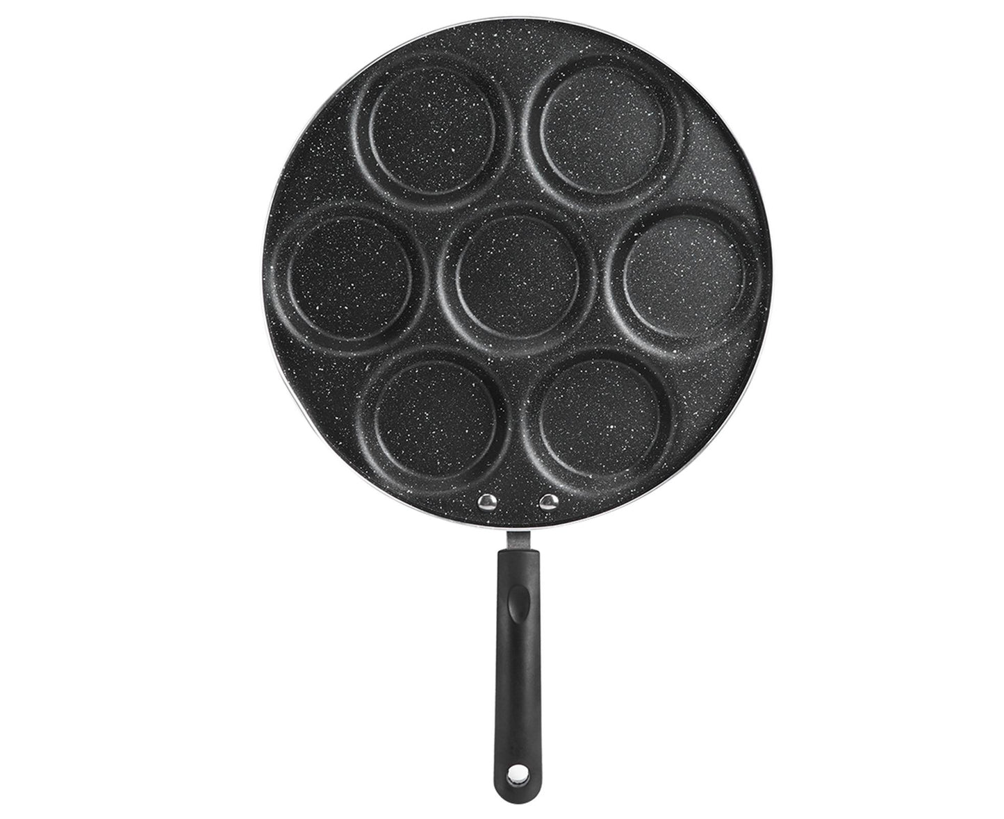 7-Hole Non-Stick Frying Pan, Egg & Burger Mold, Household Cooking Pan V1263-JX-2972