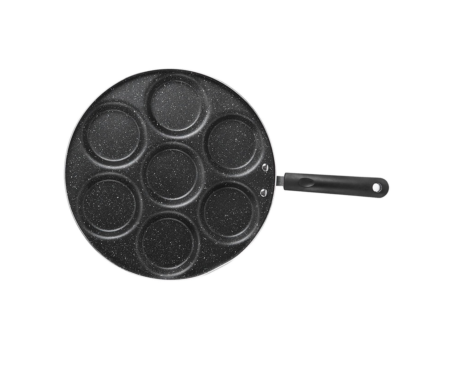 7-Hole Non-Stick Frying Pan, Egg & Burger Mold, Household Cooking Pan V1263-JX-2972