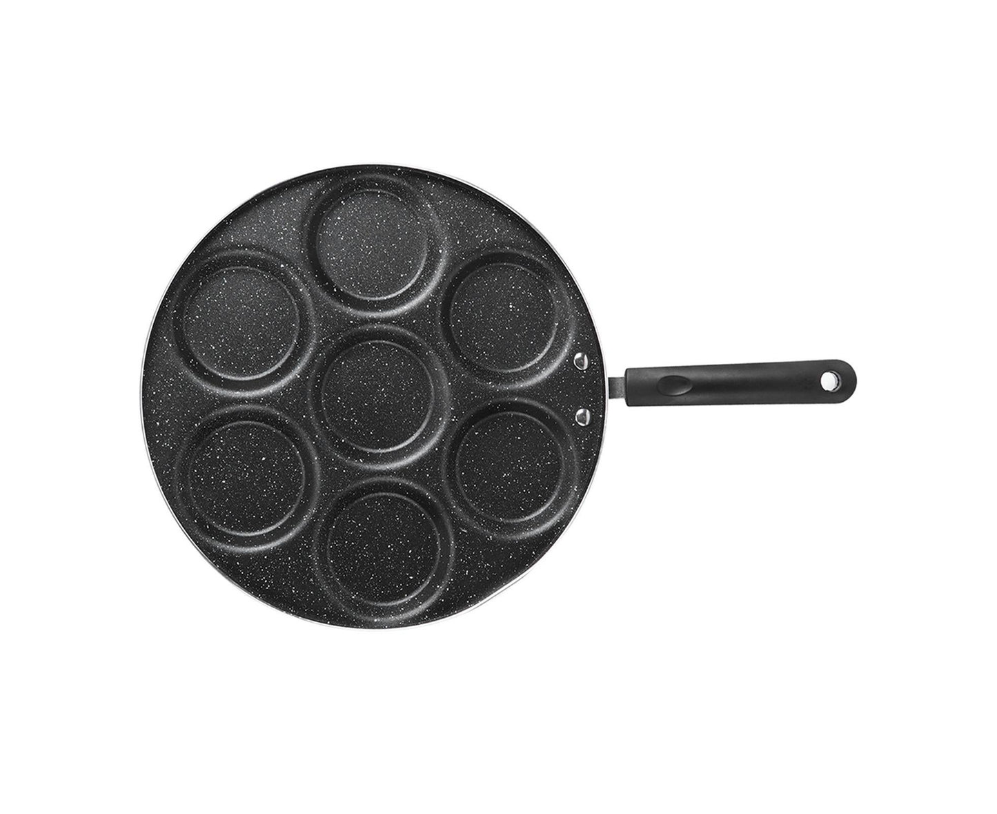 7-Hole Non-Stick Frying Pan, Egg & Burger Mold, Household Cooking Pan V1263-JX-2972