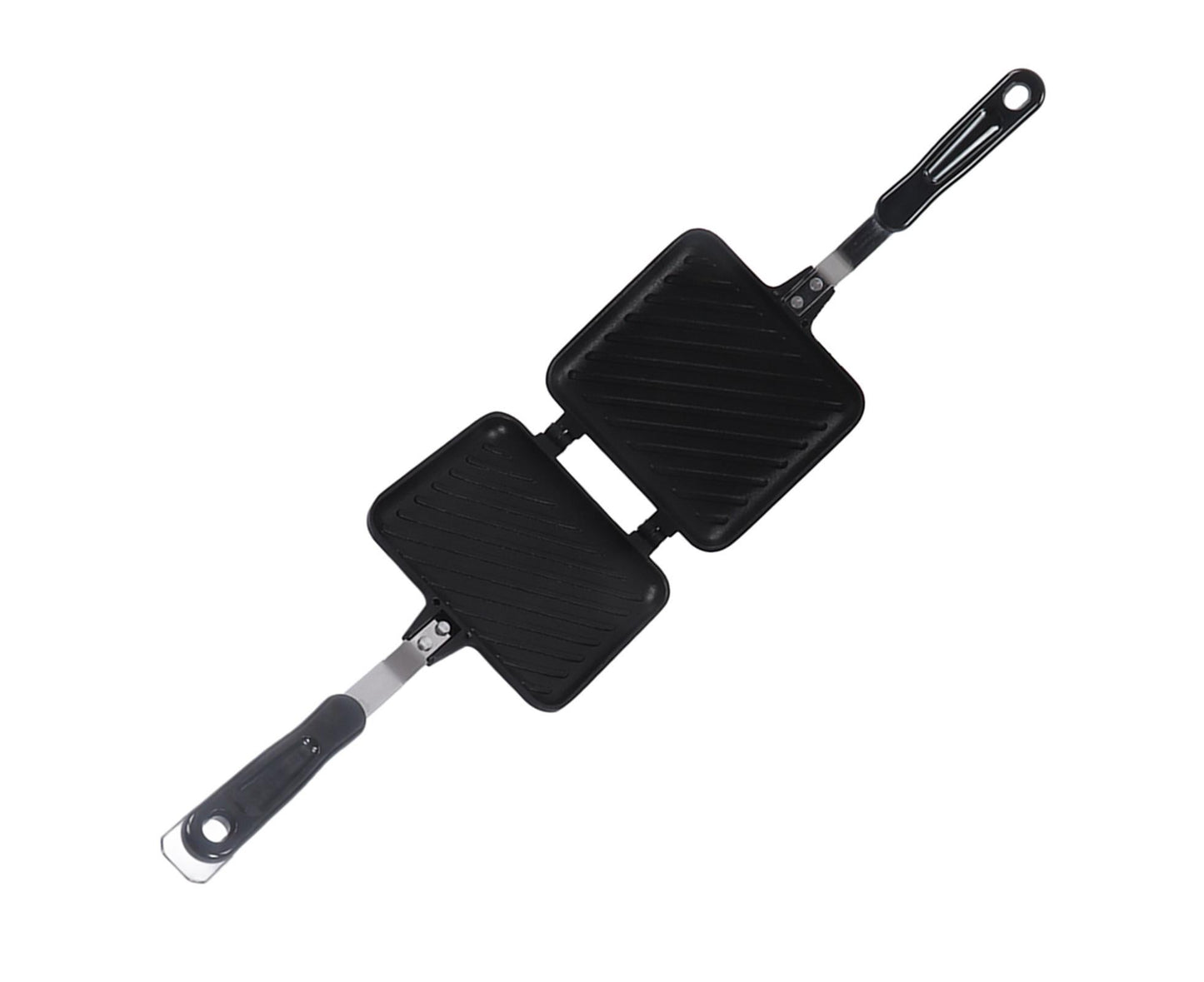 Sandwich Pan, Double-Sided Non-Stick Breakfast Frying Pan, Flat Bottom Panini Maker V1263-JX-2974