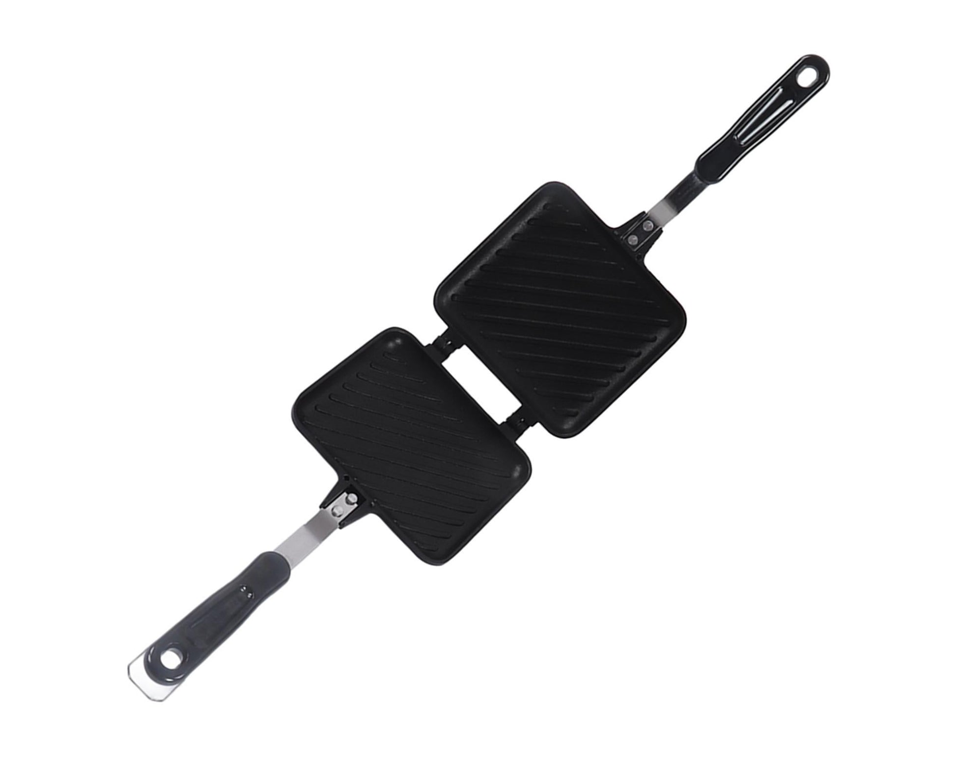 Sandwich Pan, Double-Sided Non-Stick Breakfast Frying Pan, Flat Bottom Panini Maker V1263-JX-2974