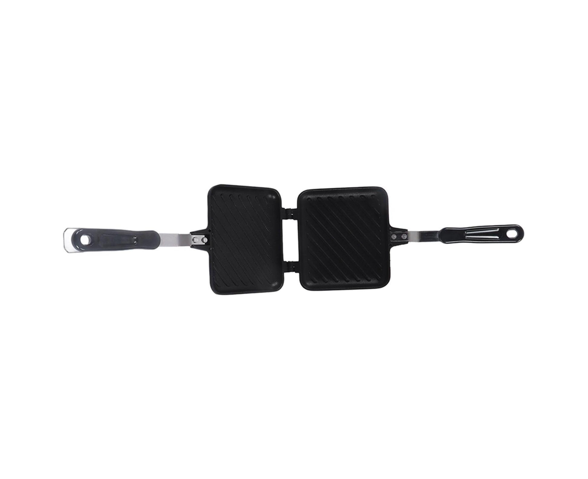 Sandwich Pan, Double-Sided Non-Stick Breakfast Frying Pan, Flat Bottom Panini Maker V1263-JX-2974