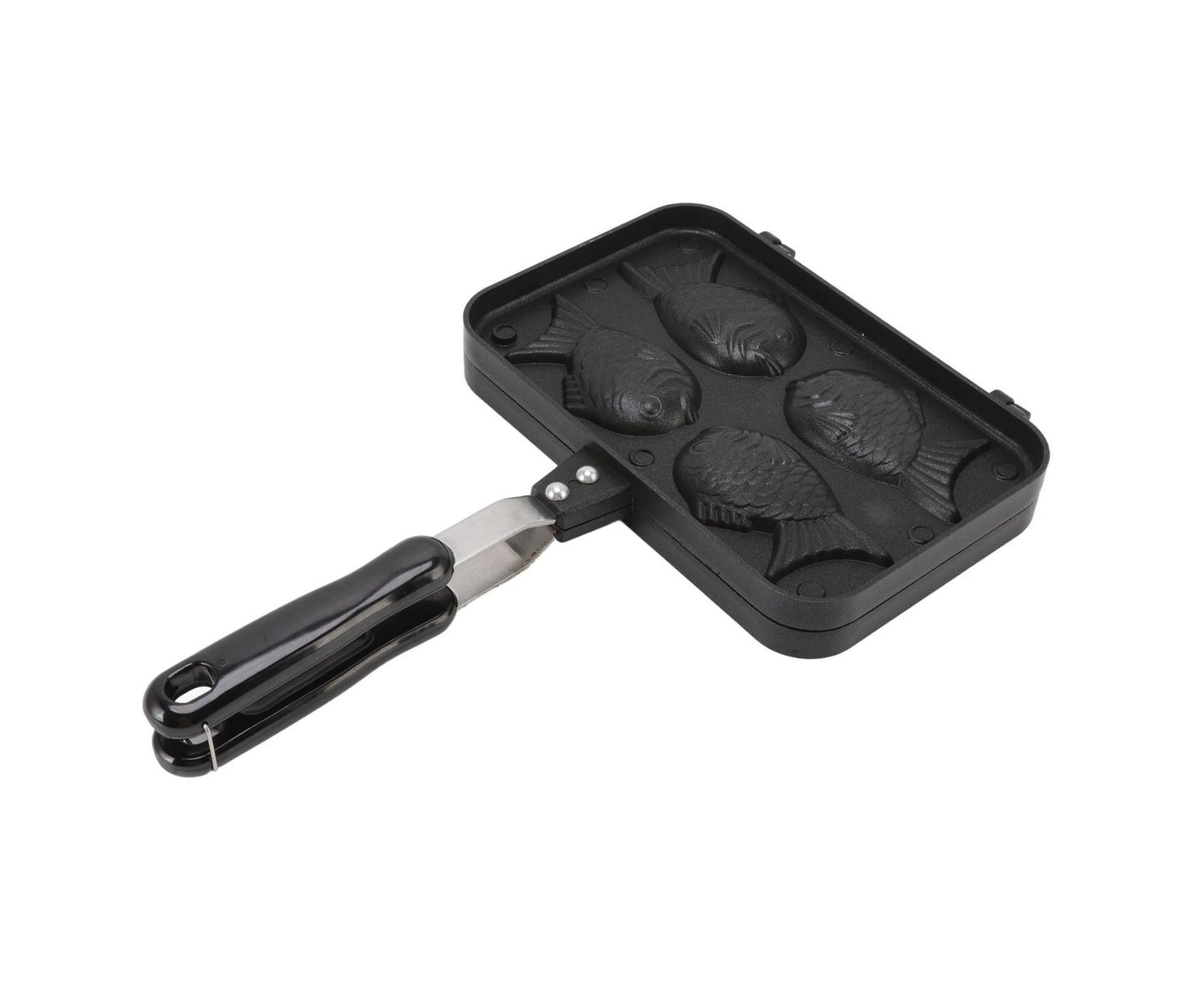 Taiyaki Fish Shape Cake Maker, Non-Stick Double Baking Pan Waffle Mold V1263-JX-2976