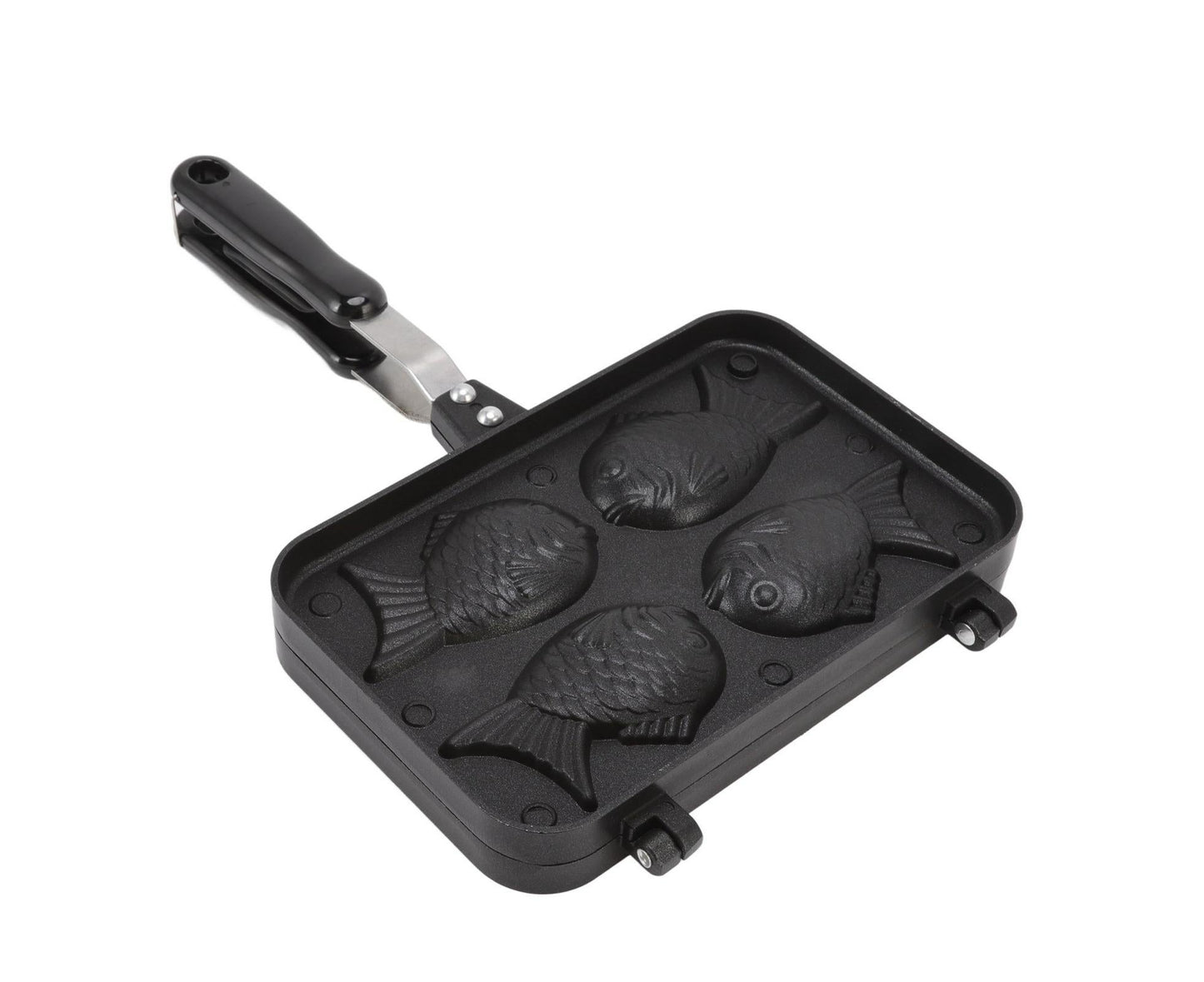 Taiyaki Fish Shape Cake Maker, Non-Stick Double Baking Pan Waffle Mold V1263-JX-2976