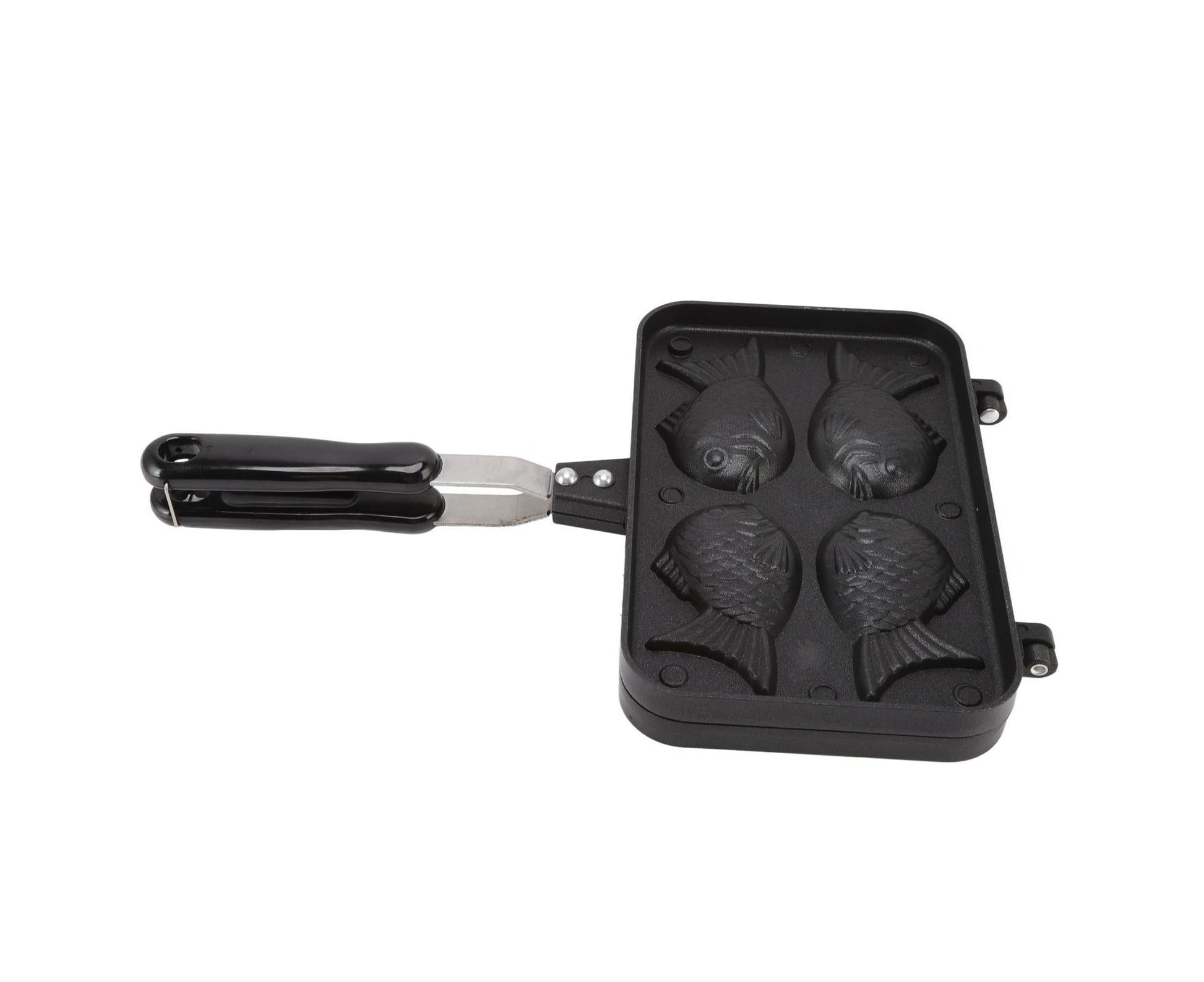 Taiyaki Fish Shape Cake Maker, Non-Stick Double Baking Pan Waffle Mold V1263-JX-2976