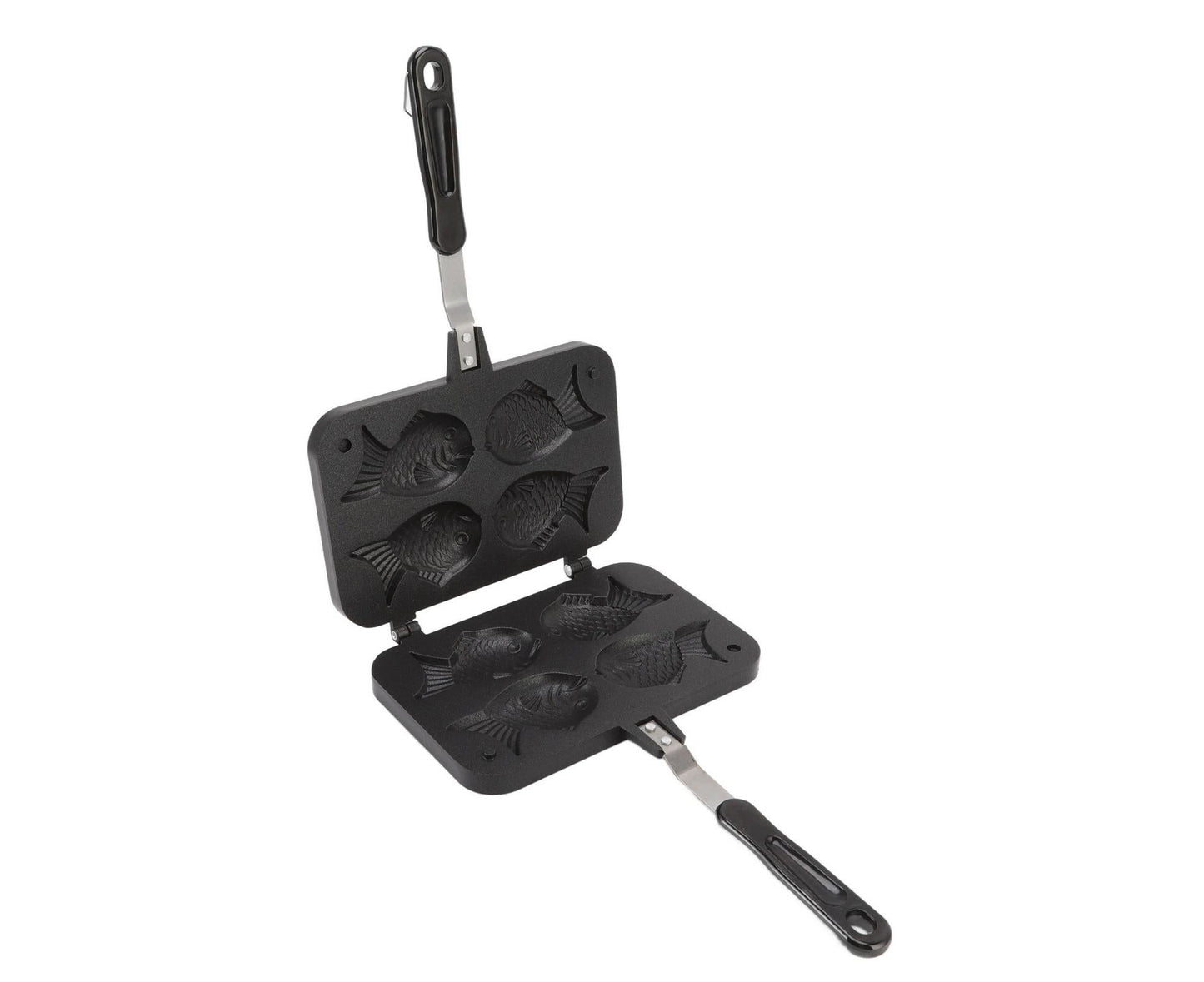 Taiyaki Fish Shape Cake Maker, Non-Stick Double Baking Pan Waffle Mold V1263-JX-2976