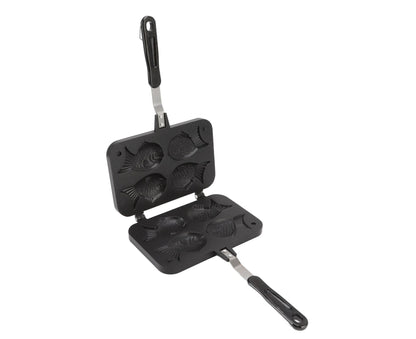 Taiyaki Fish Shape Cake Maker, Non-Stick Double Baking Pan Waffle Mold V1263-JX-2976