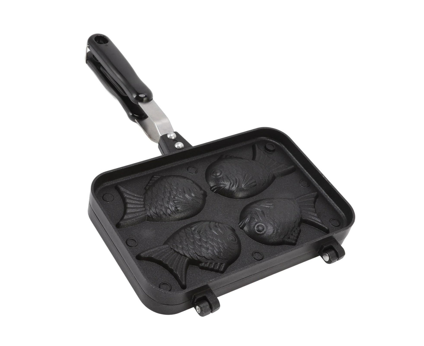 Taiyaki Fish Shape Cake Maker, Non-Stick Double Baking Pan Waffle Mold V1263-JX-2976