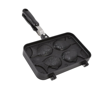 Taiyaki Fish Shape Cake Maker, Non-Stick Double Baking Pan Waffle Mold V1263-JX-2976