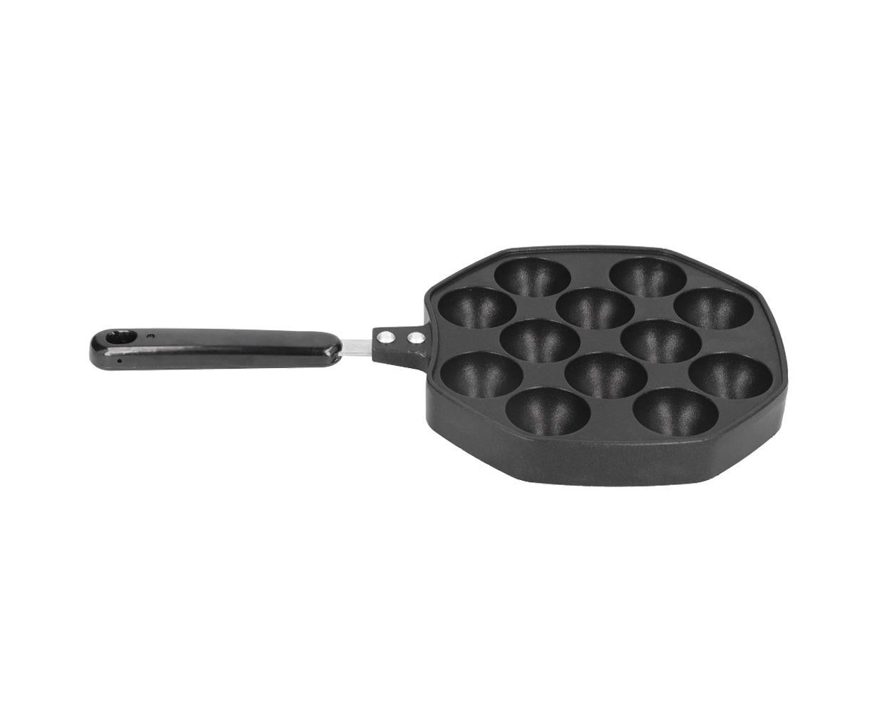 12-Cavity Aluminum Takoyaki Pan, Octopus Balls Egg Puffs Baking Pan, Home Cooking Tool V1263-JX-2977