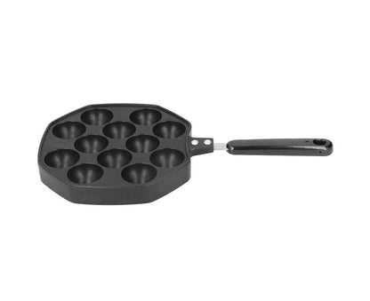 12-Cavity Aluminum Takoyaki Pan, Octopus Balls Egg Puffs Baking Pan, Home Cooking Tool V1263-JX-2977