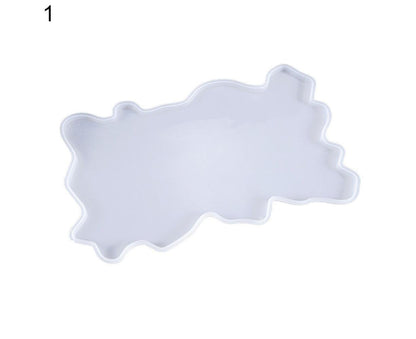 Craft Tray Plate Fruit Bowl Silicone Square Rectangle Shape Resin Mold DIY Tool-3# V1263-JX-298