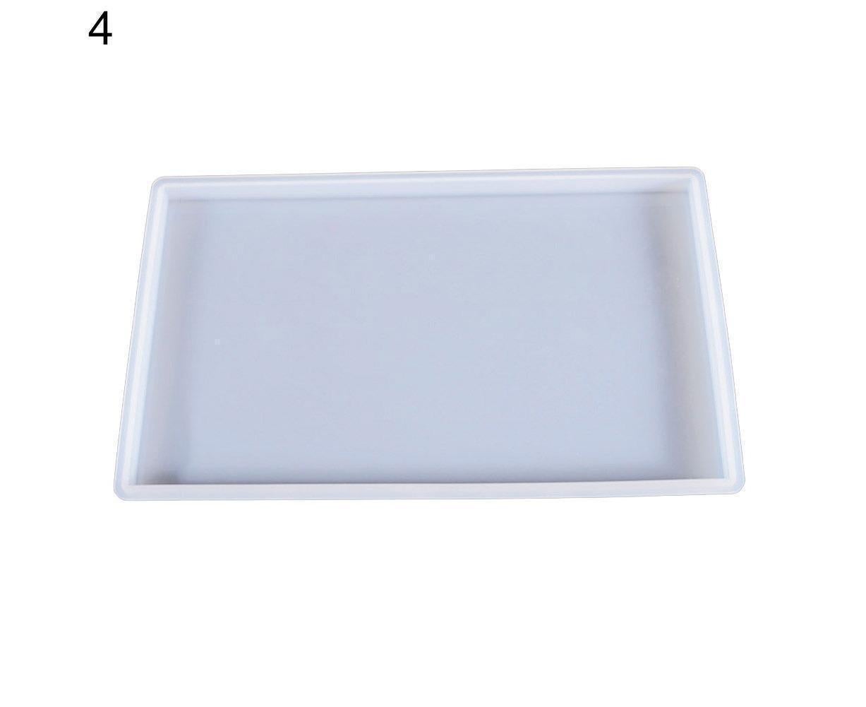 Craft Tray Plate Fruit Bowl Silicone Square Rectangle Shape Resin Mold DIY Tool-3# V1263-JX-298