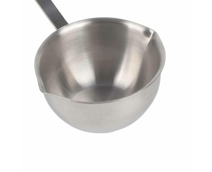 Butter Warmer Pot, Flat Induction Bottom Stainless Steel Mini Hot Milk Saucepan, 150ml V1263-JX-2985