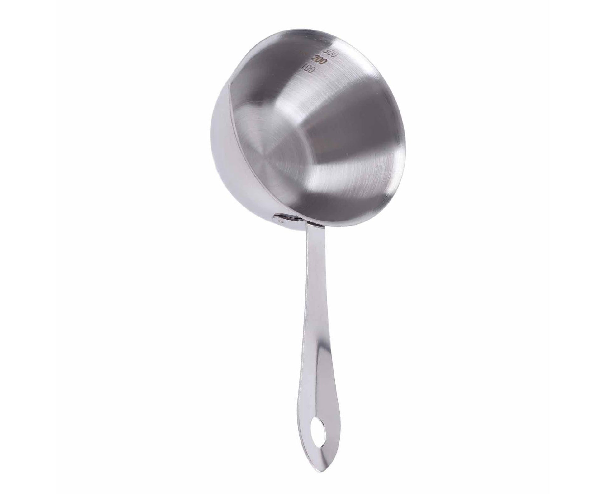 Butter Warmer Pot, Flat Induction Bottom Stainless Steel Mini Hot Milk Saucepan, 300ml V1263-JX-2987